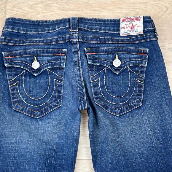 True Religion JOEY MID RISE BIG T FLARE JEAN
Womens Jeans Sz 31 - Picture 4 of 10